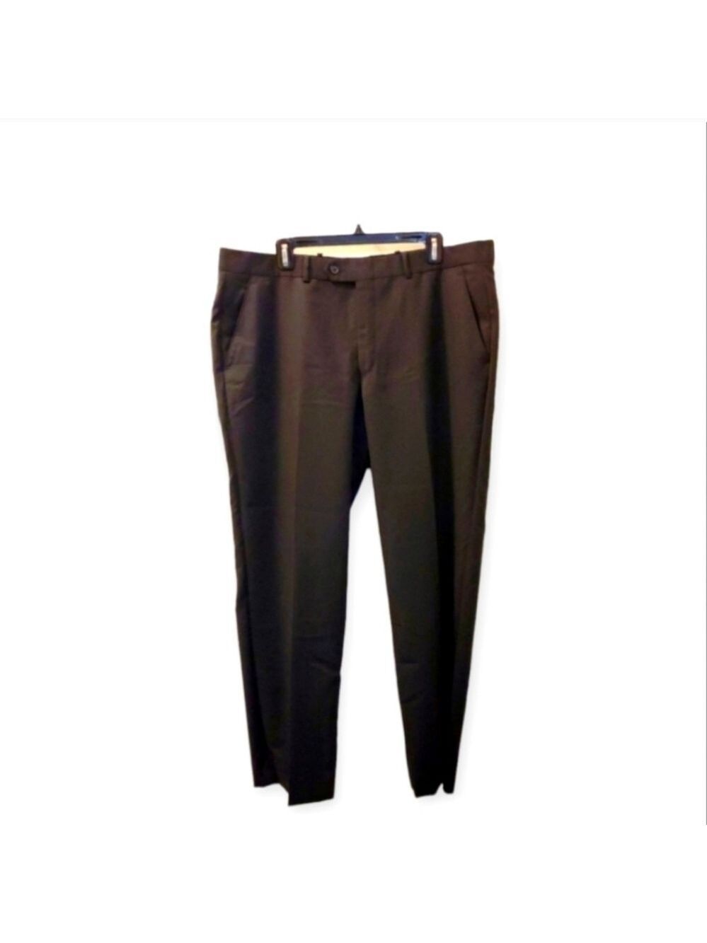 Mens Black Wool Formal Trousers Pants